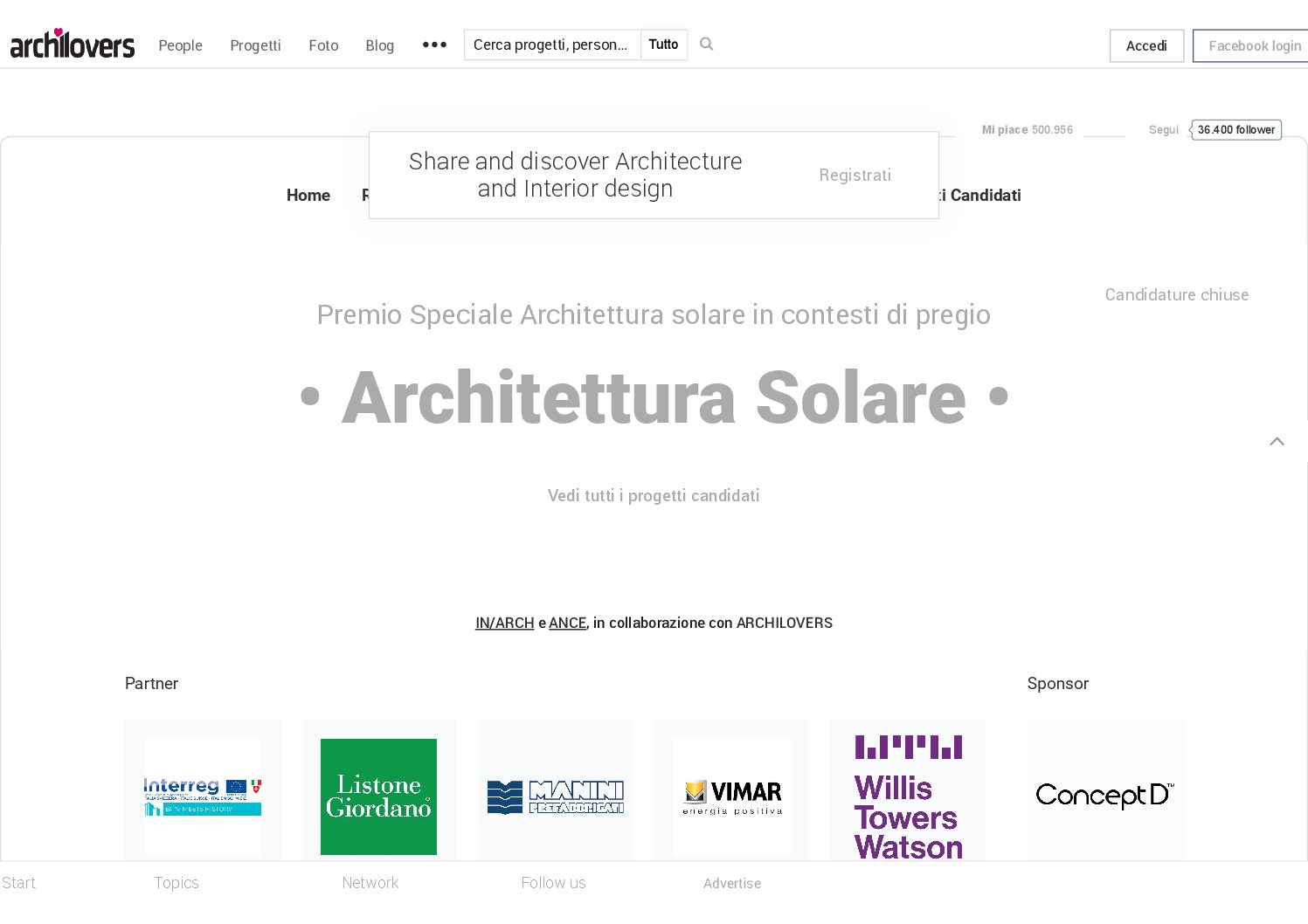 Al momento stai visualizzando Archilovers – Premio speciale